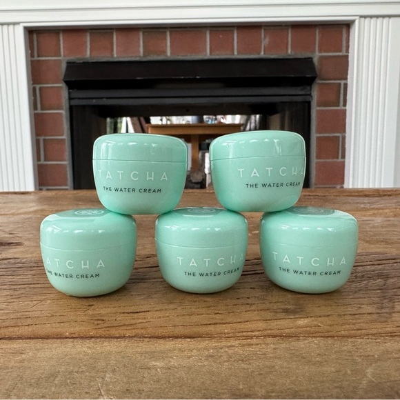 🚨BUNDLE🚨5 Tatcha The Water Cream Pore-Refining Moisturizer Travel ~ NEW! - Picture 1 of 2